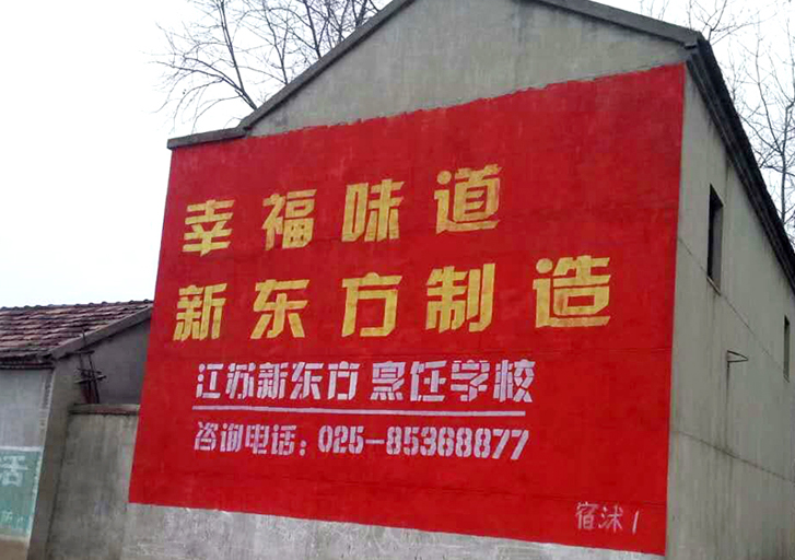 江苏墙体广告案例